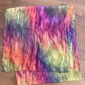 Multicolor Silk Scarf - Anne O’Leary